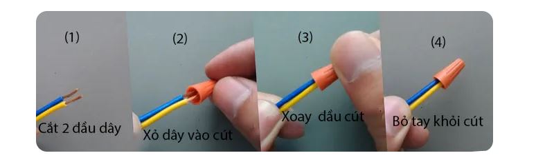 Combo 50 cút nối dây điện nhanh mã SP - Nối cho dây từ 0.75 - 2.5mm